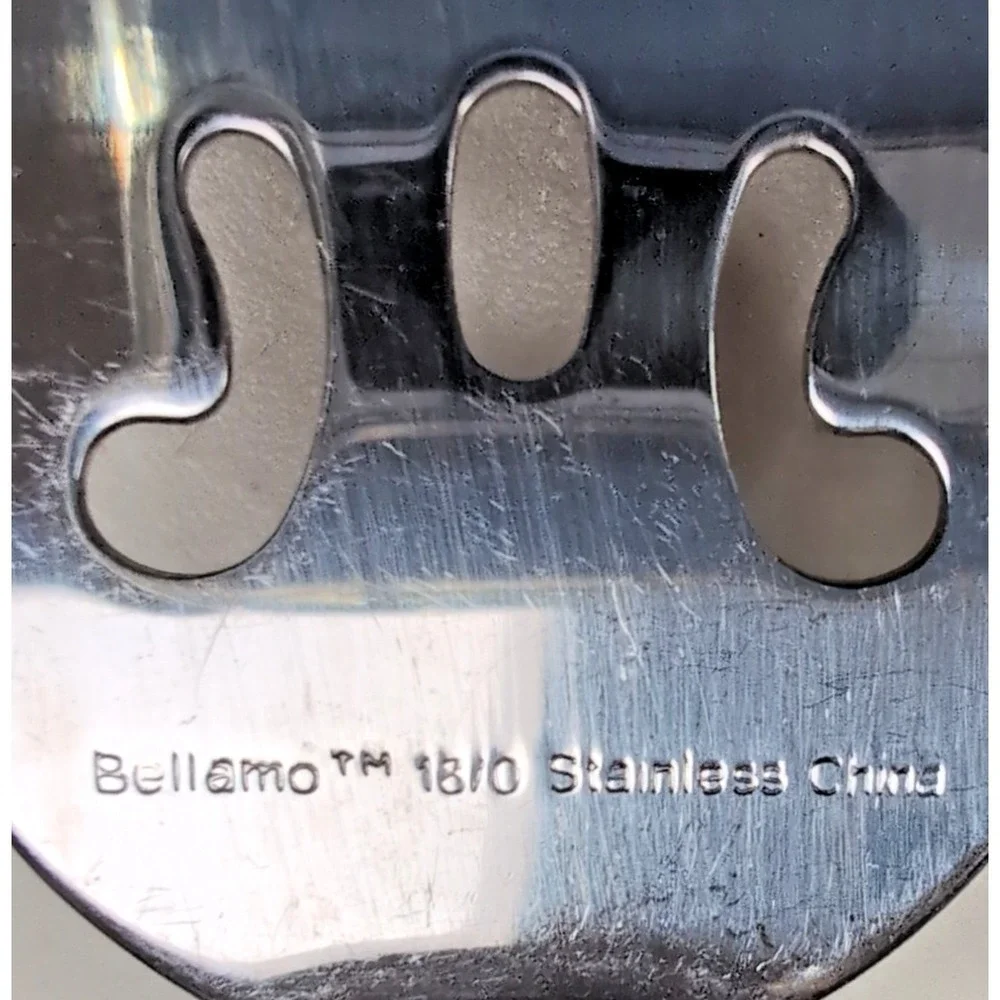 Bellamo 18/10 Stainless Steel Cake/Pie Server Clear Lucite Handle 10 inch